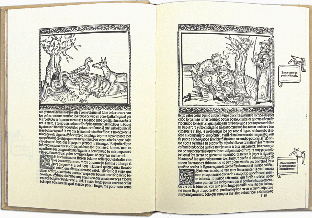 Exemplario-de Capua-Hurus-Incunables Libros Antiguos-libro facsimil-Vicent Garcia Editores-0 abierto